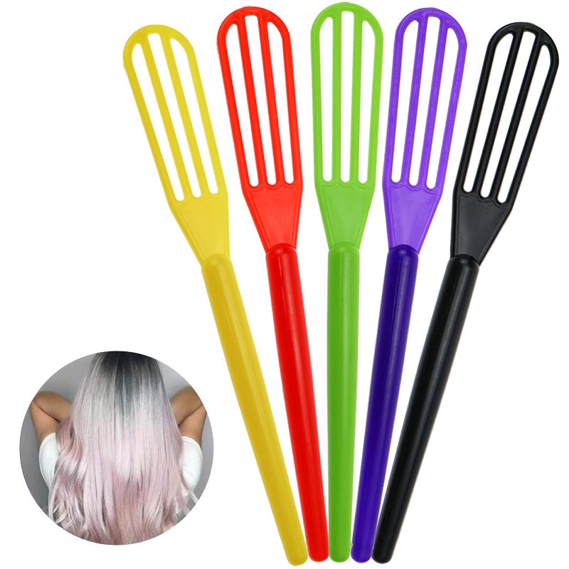 DIYstore, 10 PCS Plastic Hair Coloring Mixer,Hair Color Whisks Dye Cream Mixer,Tint Color Cream Colorful Spoon Applicator Hair Bleaching Highlight Tool for Home Barber Shop Salon - Image 3